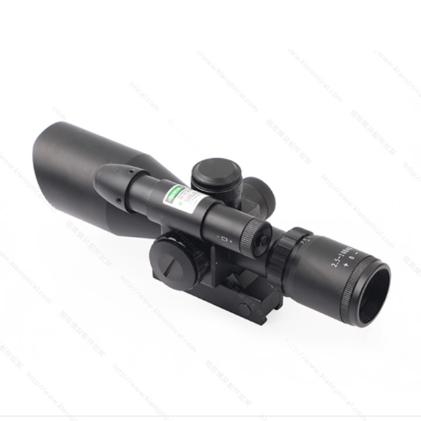 2.5 - 10X40E green laser integrated M10 optical sniper sight - Aimoptic