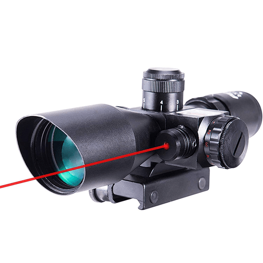 2.5 - 10X40E red laser integrated M11 optical sniper sight - Aimoptic