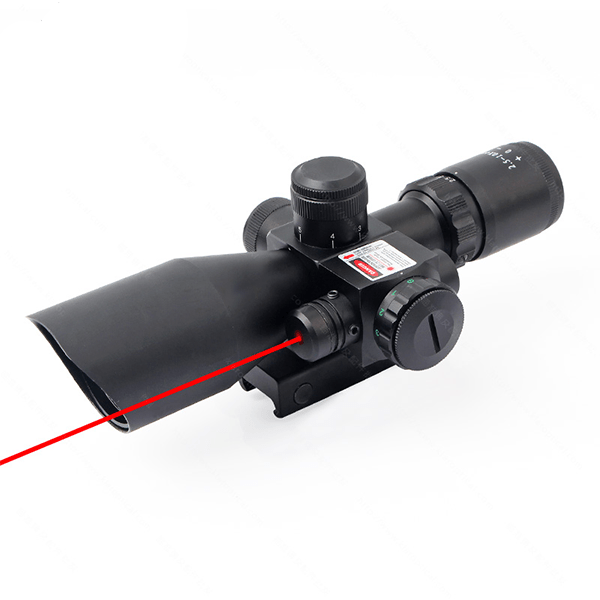 2.5 - 10X40E red laser integrated M11 optical sniper sight - Aimoptic