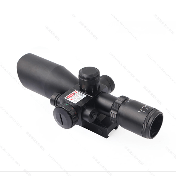 2.5 - 10X40E red laser integrated M11 optical sniper sight - Aimoptic