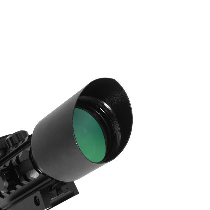 3 - 10X42E M9 Holographic Sight Scope Wide - field Riflescope with Red Laser and Herring Bone Strutting - Aimoptic