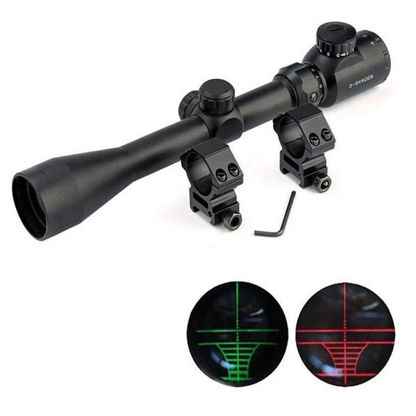 3 - 9x40 Optic Scope Red Green Rangefinder - Aimoptic