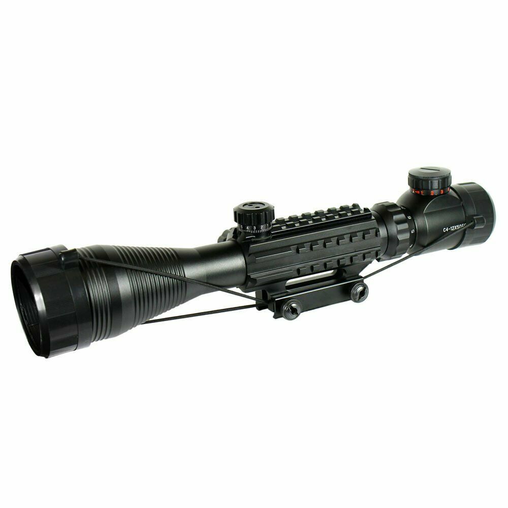 4 - 12x50 Illuminated Reticle Scope - Aimoptic