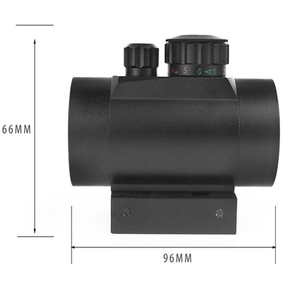 5 M.O.A Dot Red Green Dot 1X30RD Telescope Dot Scope Sight Tactical Airsoft Picatinny Mount For 11mm & 20mm Weaver Rail Hunting - Aimoptic