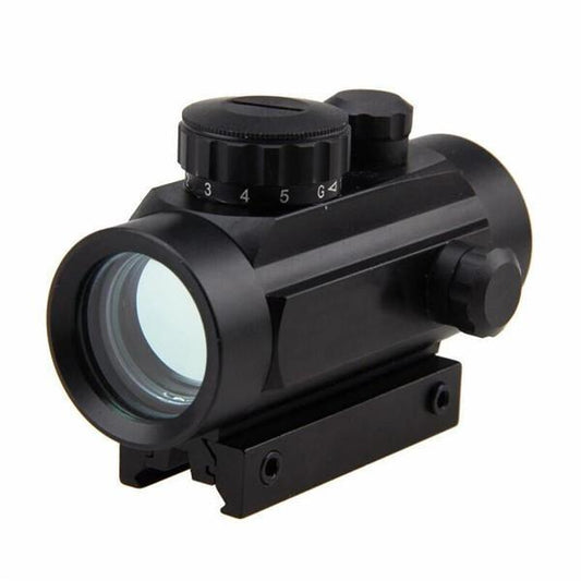 5 M.O.A Dot Red Green Dot 1X30RD Telescope Dot Scope Sight Tactical Airsoft Picatinny Mount For 11mm & 20mm Weaver Rail Hunting - Aimoptic