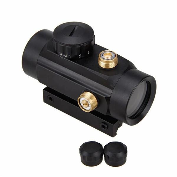 5 M.O.A Dot Red Green Dot 1X30RD Telescope Dot Scope Sight Tactical Airsoft Picatinny Mount For 11mm & 20mm Weaver Rail Hunting - Aimoptic