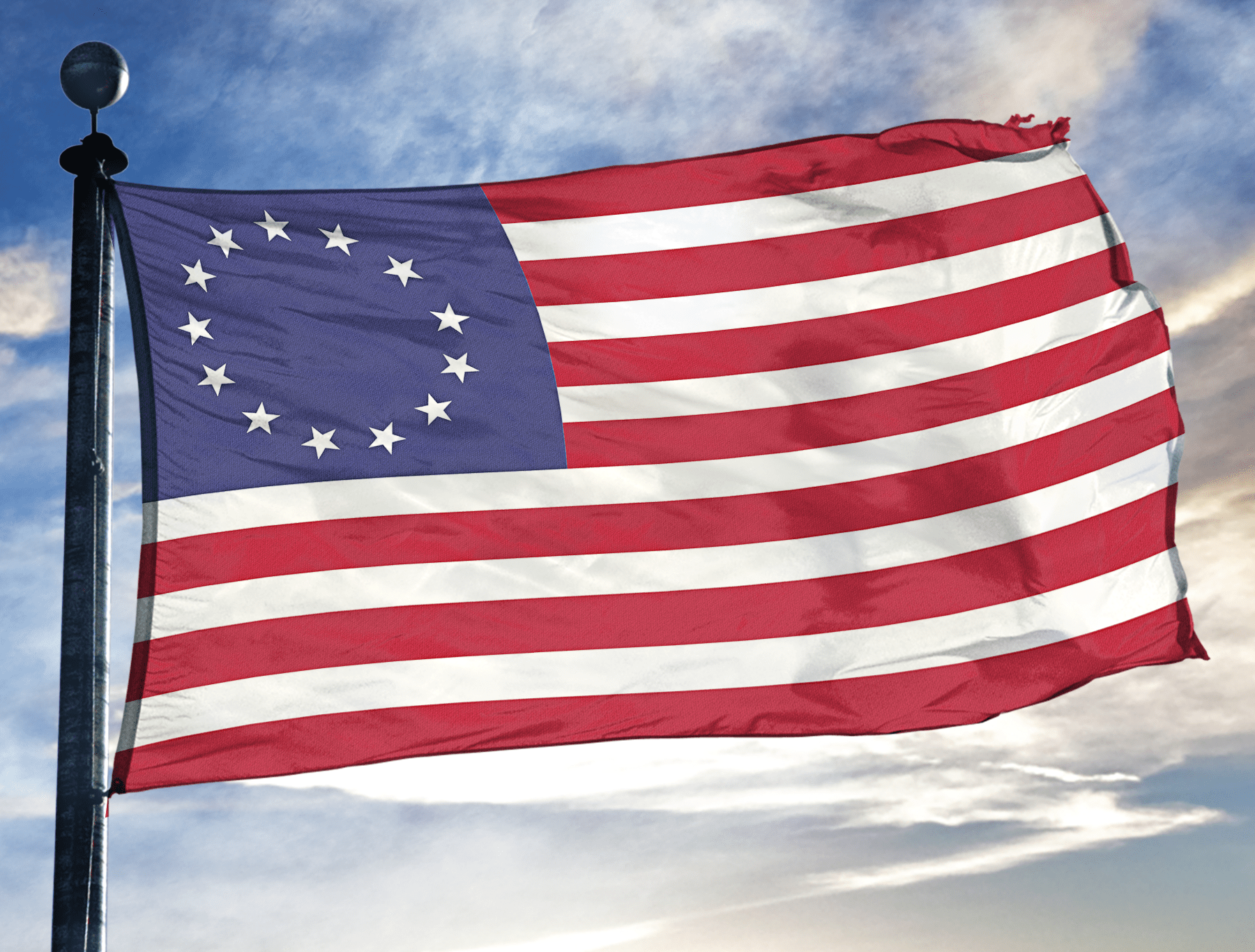 Betsy Ross Flag - 3' x 5' - Aimoptic