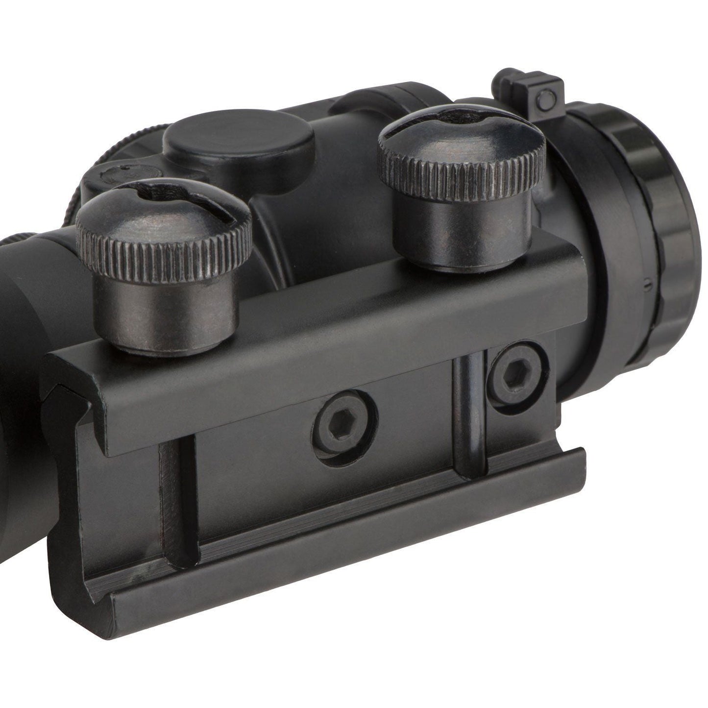 Compact 4x32 Illuminated Reticle Optic with Fiber Optic Front Sight - Aimoptic