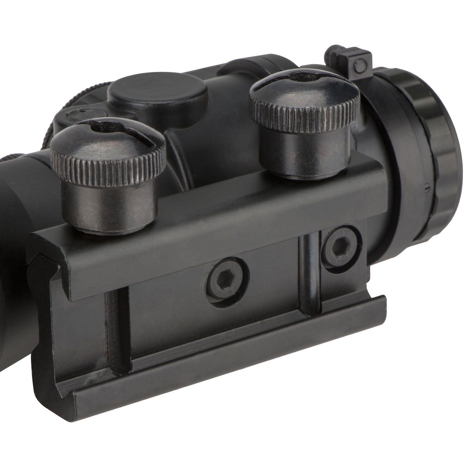 Compact 4x32 Illuminated Reticle Optic with Fiber Optic Front Sight - Aimoptic