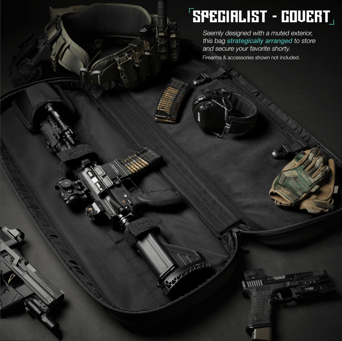 Covert Specialist SBR Case - 34" - Aimoptic