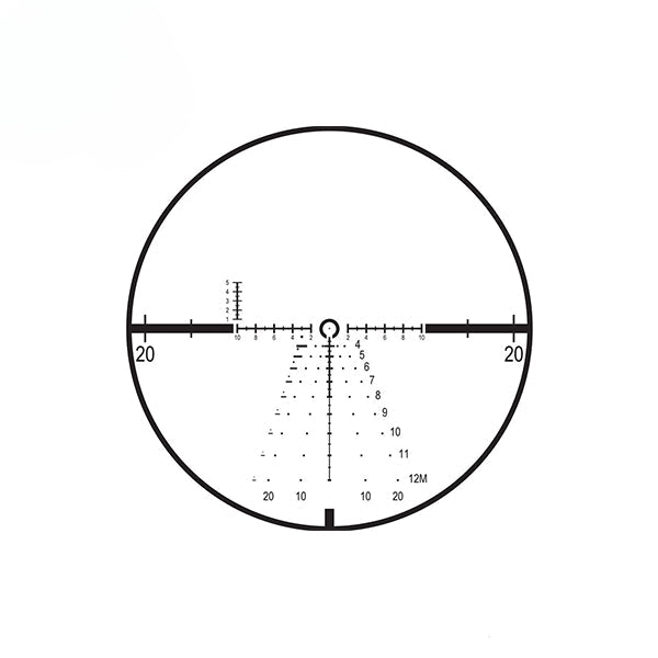 D - EVO 6x20mm Tactical Riflescope - Aimoptic