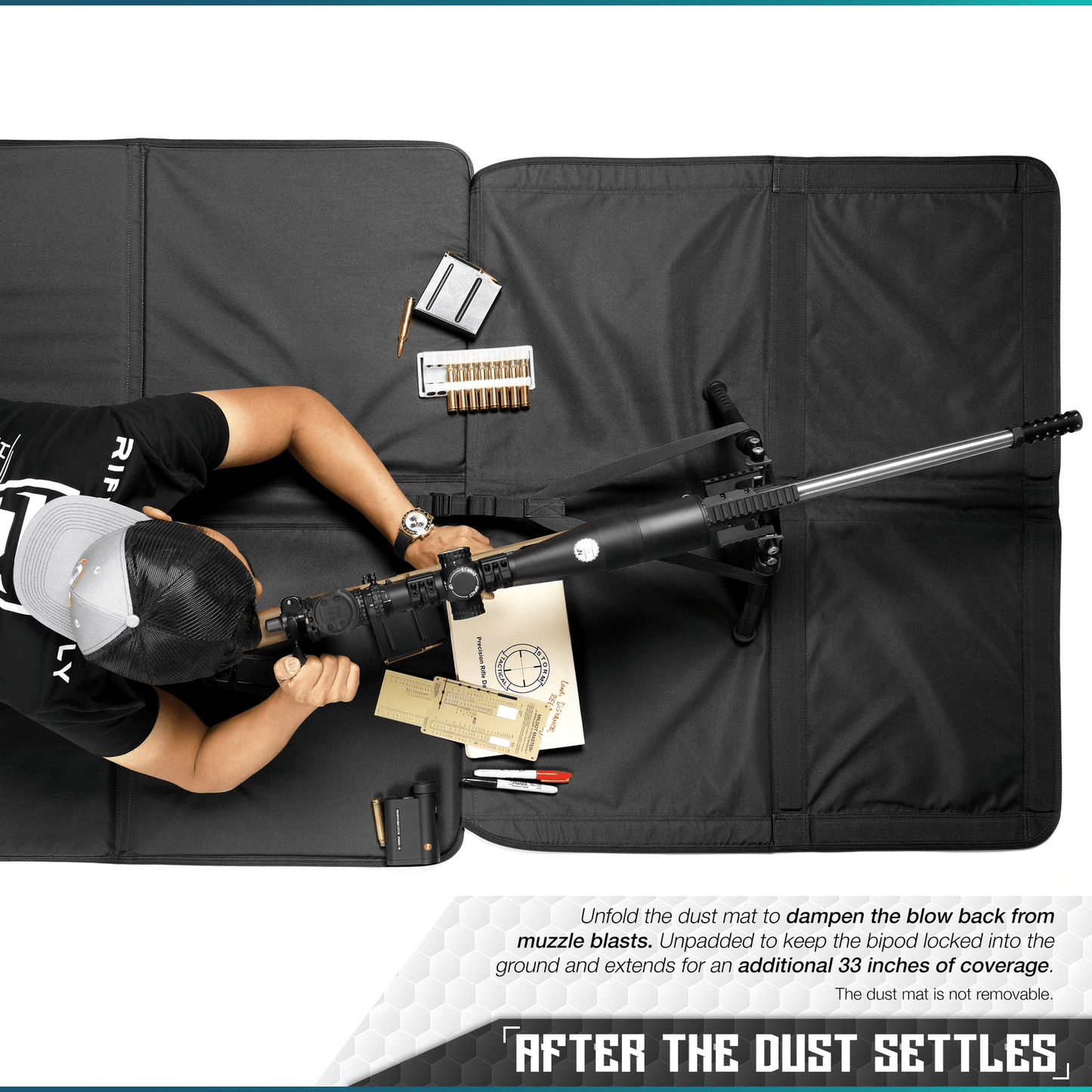 Deluxe Folding Shooting Mat - FSM - Aimoptic