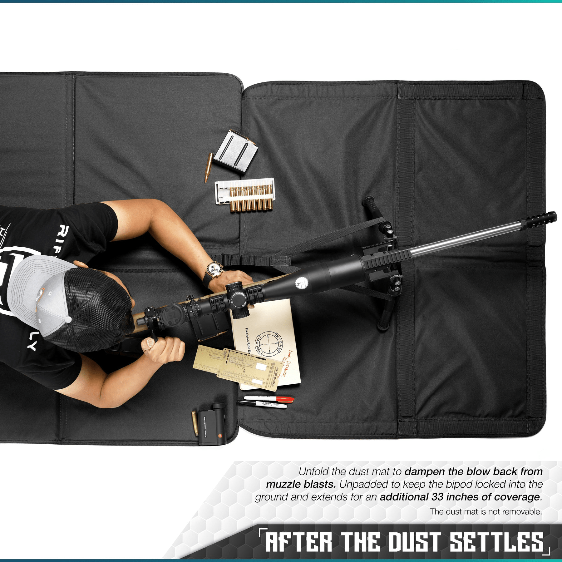 Deluxe Folding Shooting Mat - FSM - Aimoptic