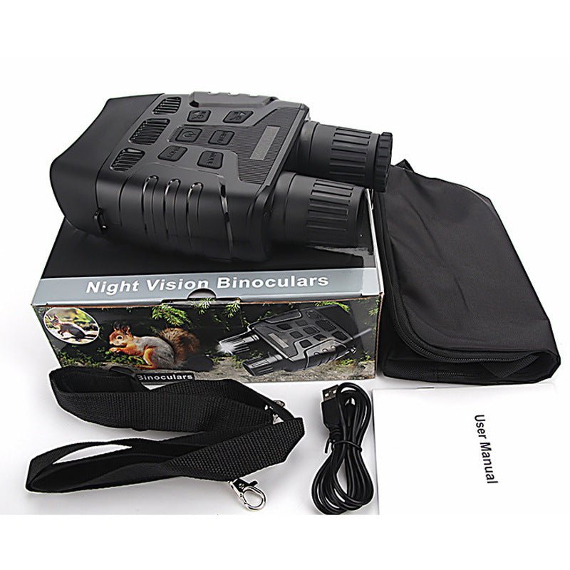 Digital IR Night Vision Binoculars for Complete Darkness - Goggles for Hunting, Spy, Monitoring, Surveillance - Aimoptic