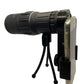 Dual Focus 16x52 Monocular Spotting Scope With Universal Phone Mount - Aimoptic
