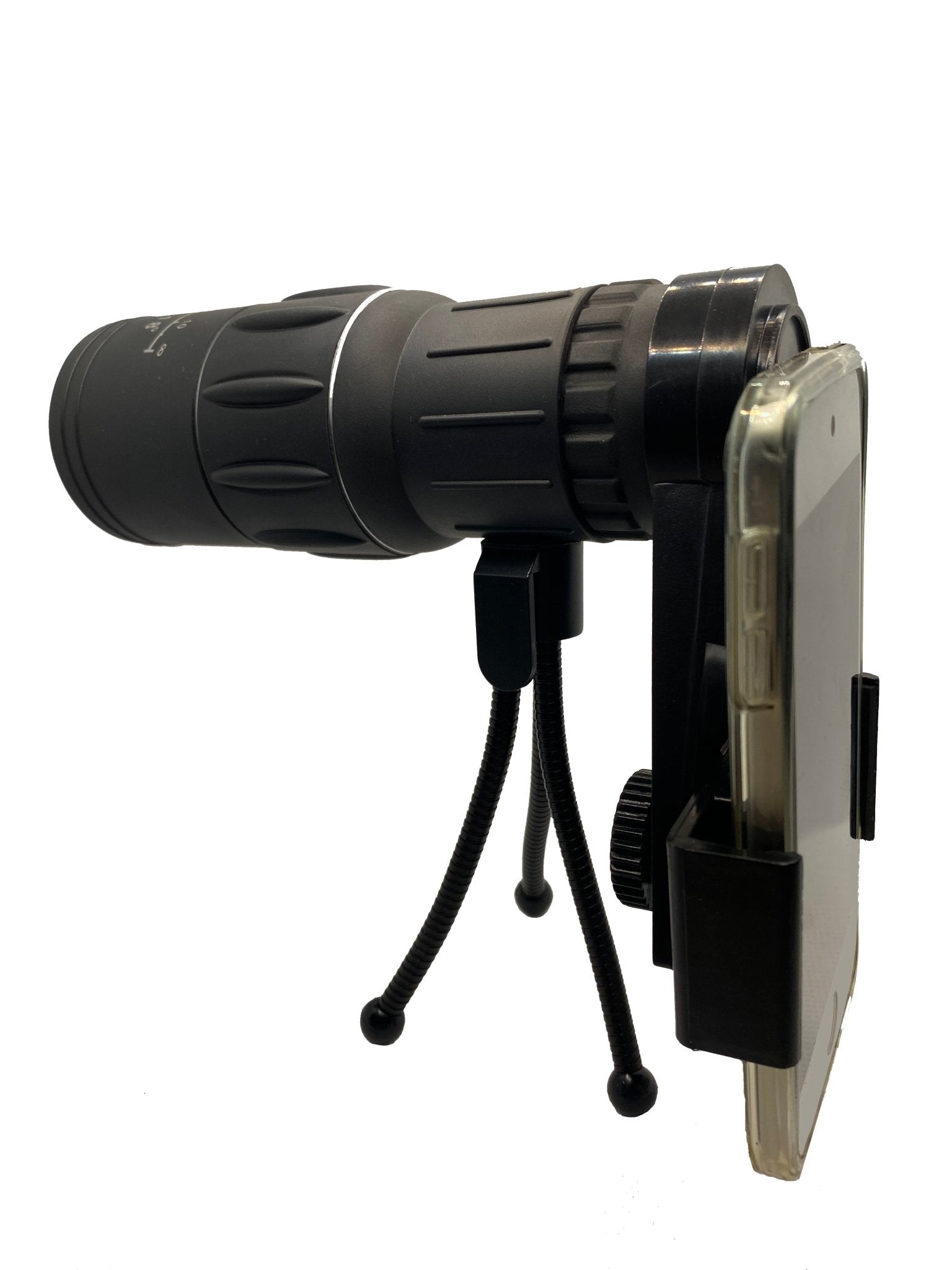 Dual Focus 16x52 Monocular Spotting Scope With Universal Phone Mount - Aimoptic