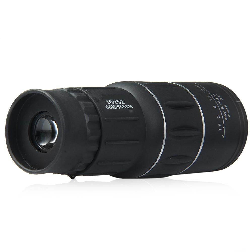 Dual Focus 16x52 Monocular Spotting Scope With Universal Phone Mount - Aimoptic