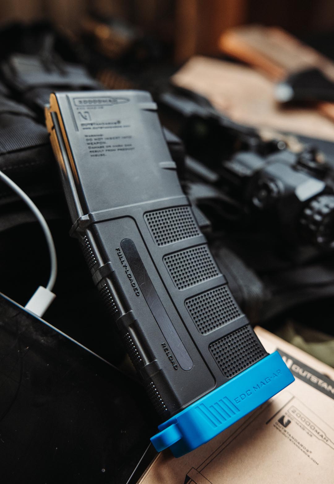 EDC - MAG - AR Military Grade Portable Charger - Aimoptic