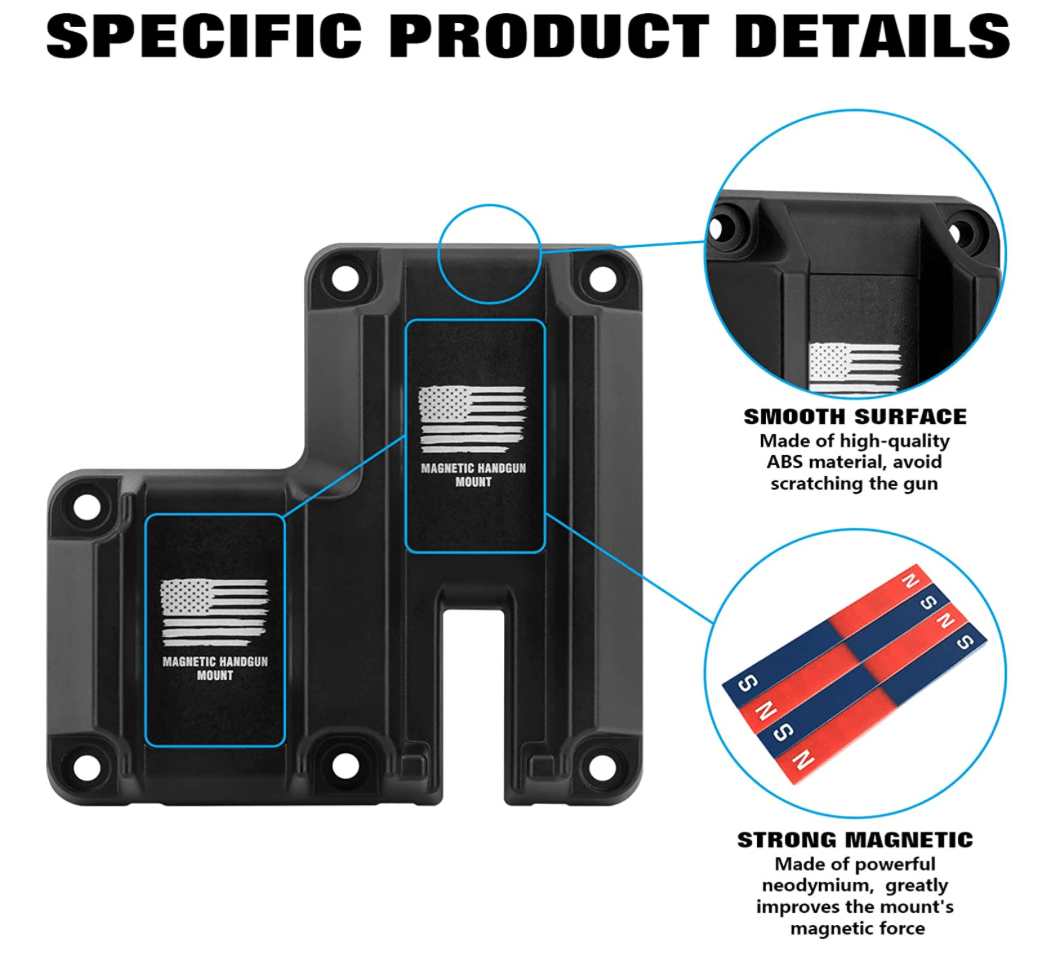 Gun Magnet Mount Quick Draw - Aimoptic