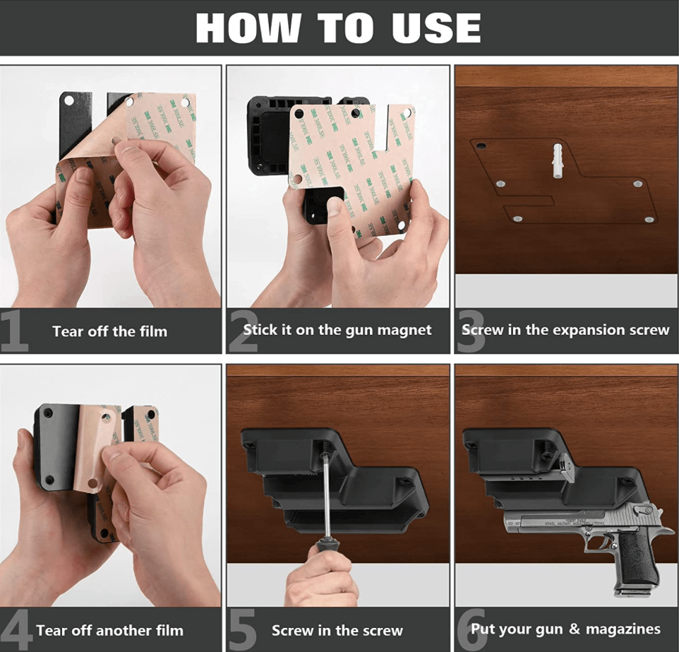 Gun Magnet Mount Quick Draw - Aimoptic