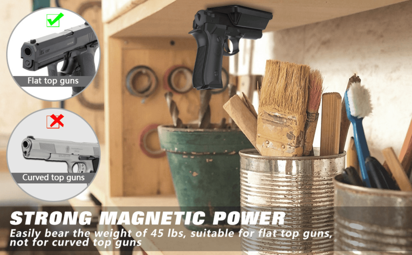 Gun Magnet Mount Quick Draw - Aimoptic