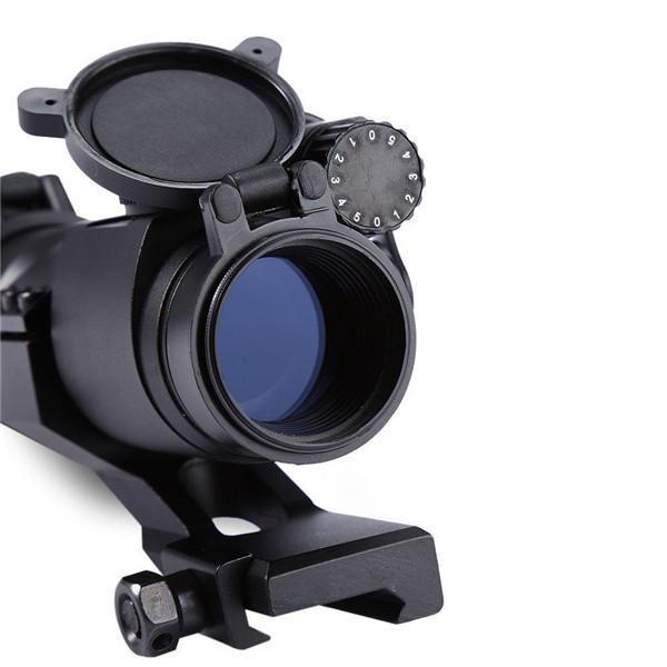 Hunting Riflescopes 32mm M2 Sighting Telescope Laser Gun Sight with Reflex Red Green Dot Scope for 20mm Picatinny Rail - Aimoptic