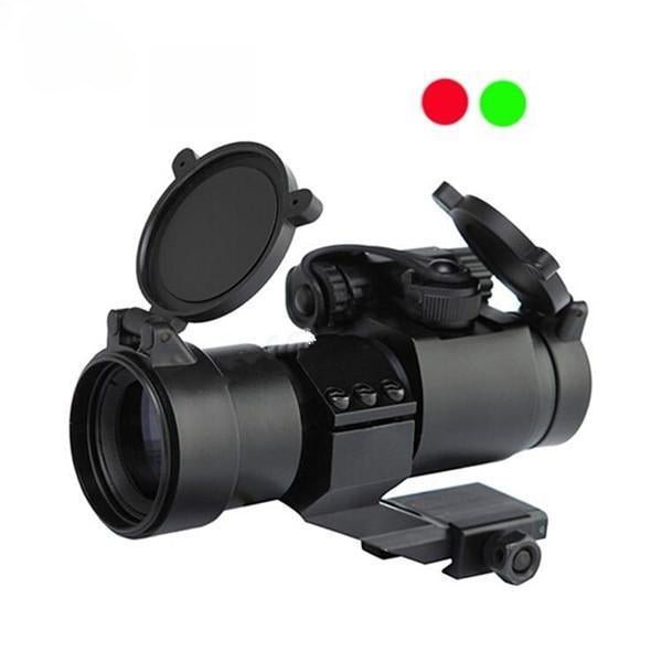 Hunting Riflescopes 32mm M2 Sighting Telescope Laser Gun Sight with Reflex Red Green Dot Scope for 20mm Picatinny Rail - Aimoptic