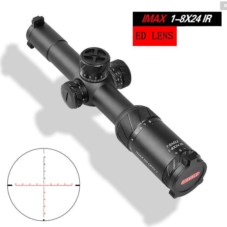 IMAX 1 - 8X24IR Best Rifle Scope - Aimoptic