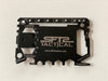 Multi Purpose Survival Pocket Tool - 43 in 1 - Credit Card Wallet Size - Aimoptic