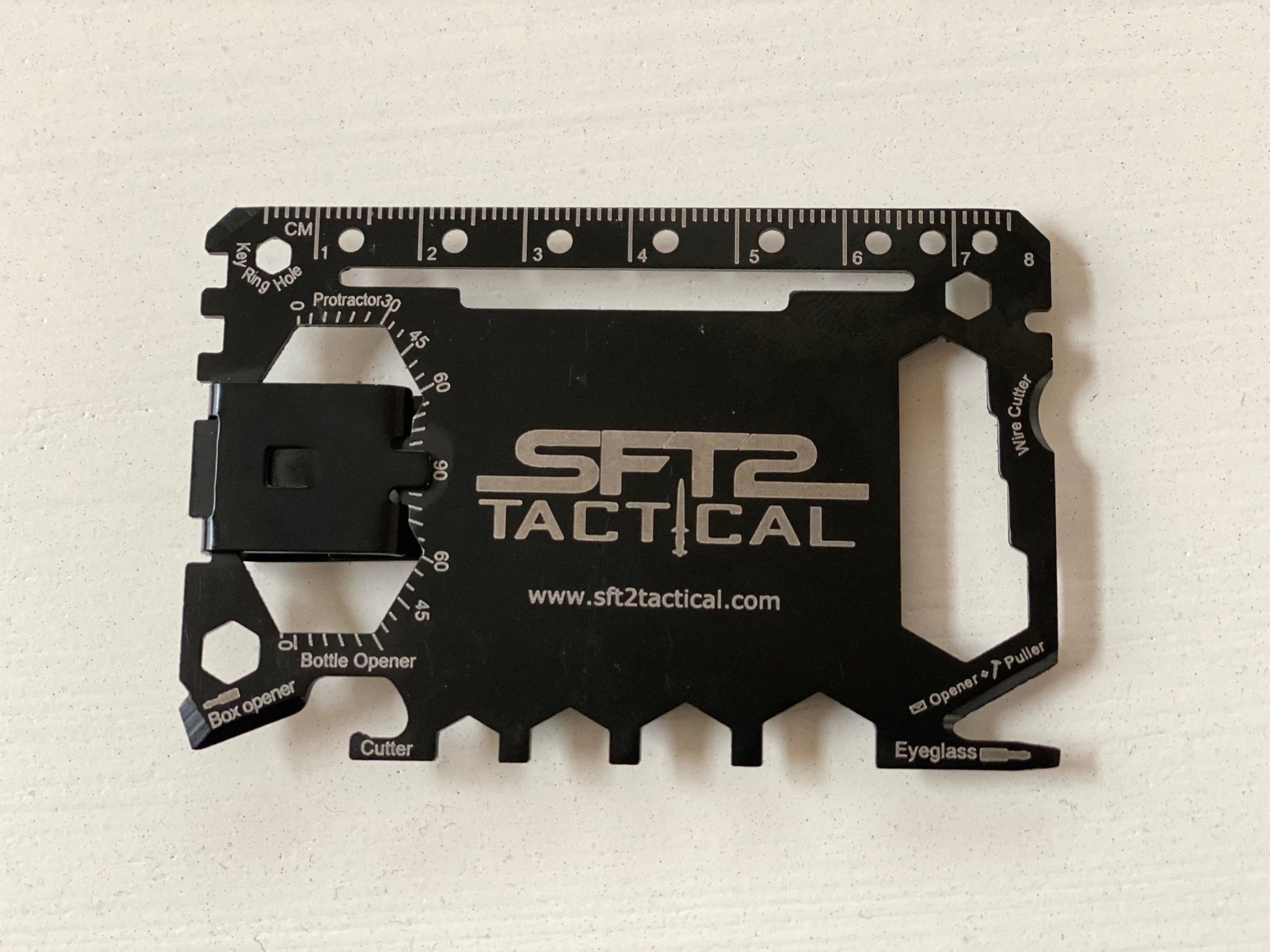 Multi Purpose Survival Pocket Tool - 43 in 1 - Credit Card Wallet Size - Aimoptic