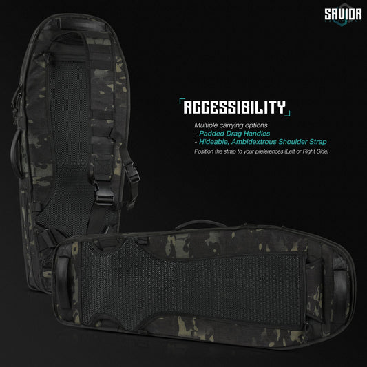 Multicam Covert Coffin Case - 34" - Aimoptic