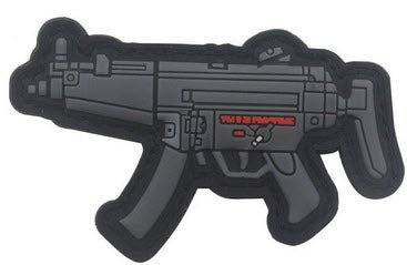 PVC Rubber Velcro Patches - Over 25 Different Options! (Pistol Rifle Guns MK AK AK47 Weapons) - Aimoptic