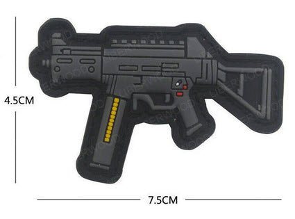 PVC Rubber Velcro Patches - Over 25 Different Options! (Pistol Rifle Guns MK AK AK47 Weapons) - Aimoptic