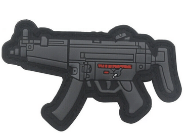 PVC Rubber Velcro Patches - Over 25 Different Options! (Pistol Rifle Guns MK AK AK47 Weapons) - Aimoptic