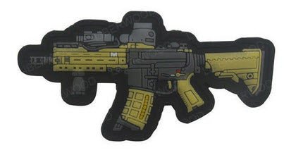 PVC Rubber Velcro Patches - Over 25 Different Options! (Pistol Rifle Guns MK AK AK47 Weapons) - Aimoptic