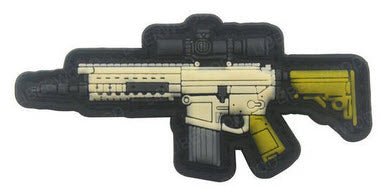 PVC Rubber Velcro Patches - Over 25 Different Options! (Pistol Rifle Guns MK AK AK47 Weapons) - Aimoptic