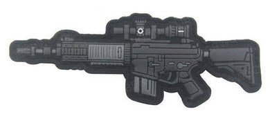 PVC Rubber Velcro Patches - Over 25 Different Options! (Pistol Rifle Guns MK AK AK47 Weapons) - Aimoptic