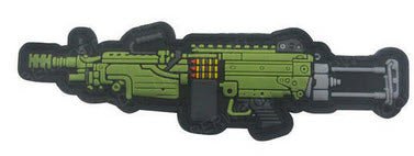 PVC Rubber Velcro Patches - Over 25 Different Options! (Pistol Rifle Guns MK AK AK47 Weapons) - Aimoptic