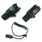 Rail Mounted Flashlight and Green Laser Combo - Aimoptic