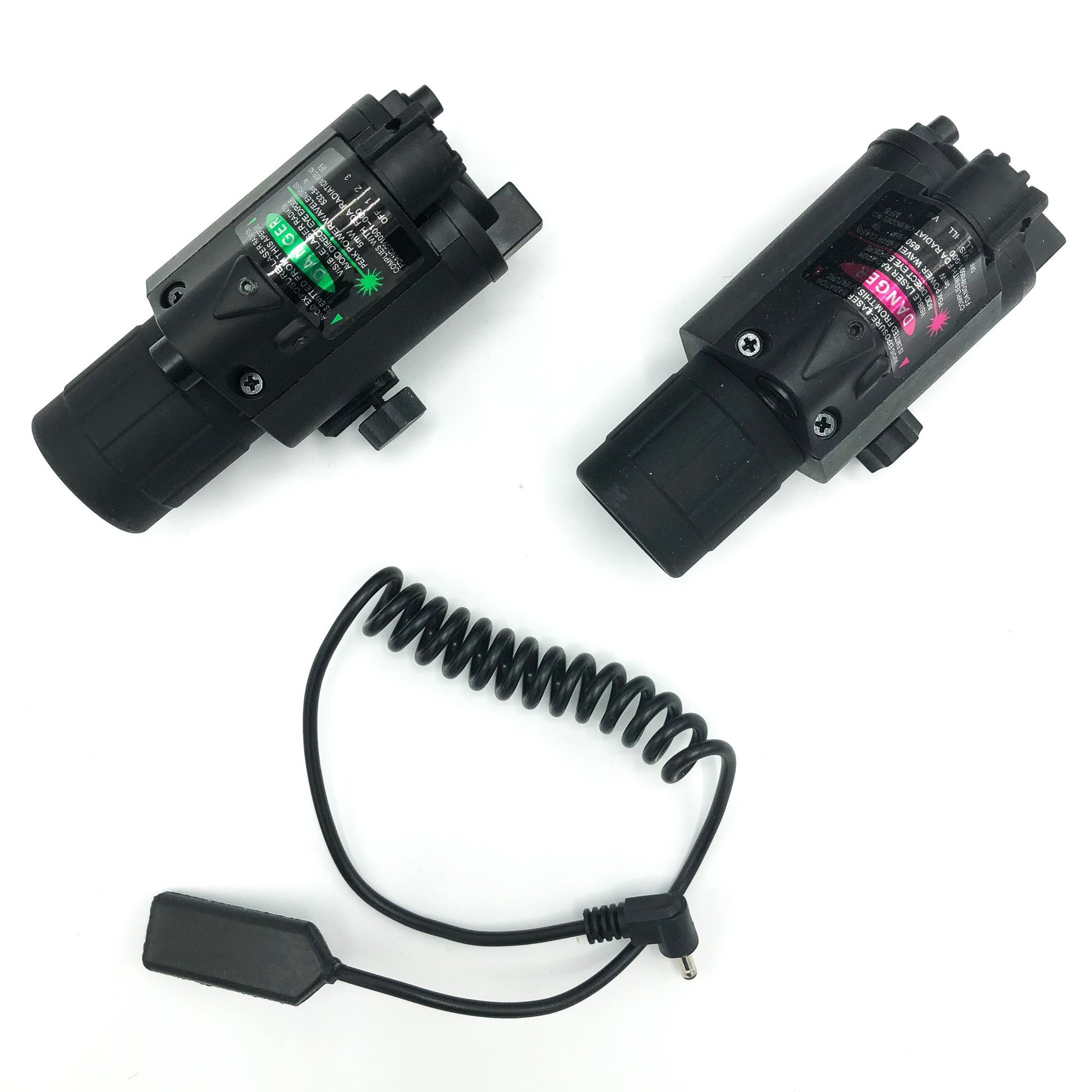 Rail Mounted Flashlight and Green Laser Combo - Aimoptic