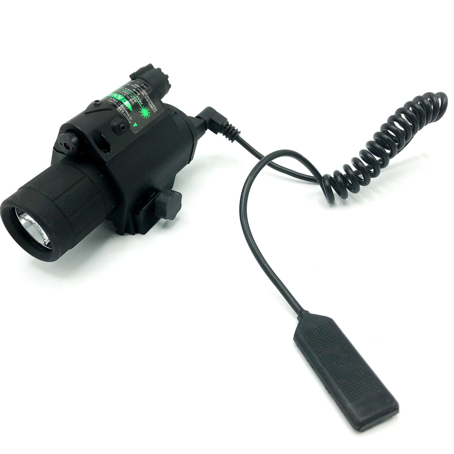 Rail Mounted Flashlight and Green Laser Combo - Aimoptic