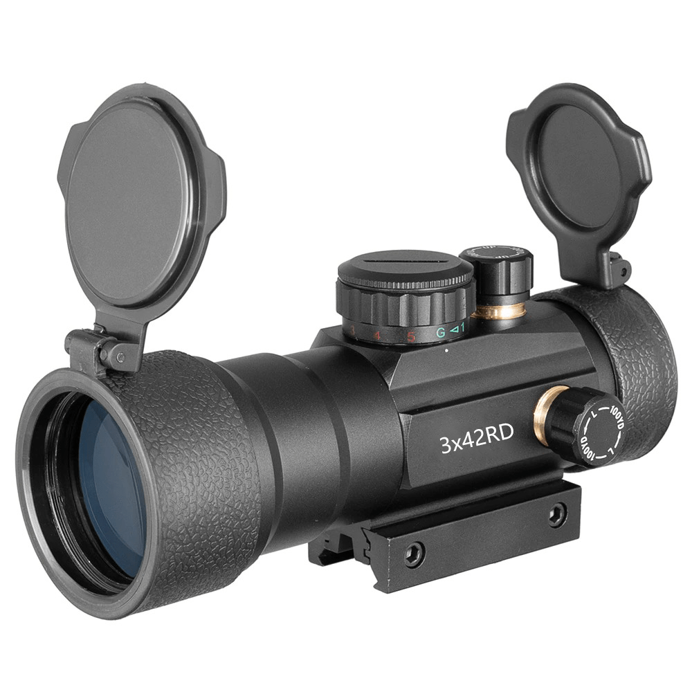 Red Dot Tactical Optics Riflescope 1x40RD / 3x42RD / 3x44RD Fit 11/20mm Rail For Hunting - Aimoptic