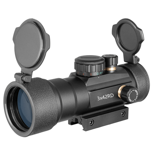 Red Dot Tactical Optics Riflescope 1x40RD / 3x42RD / 3x44RD Fit 11/20mm Rail For Hunting - Aimoptic