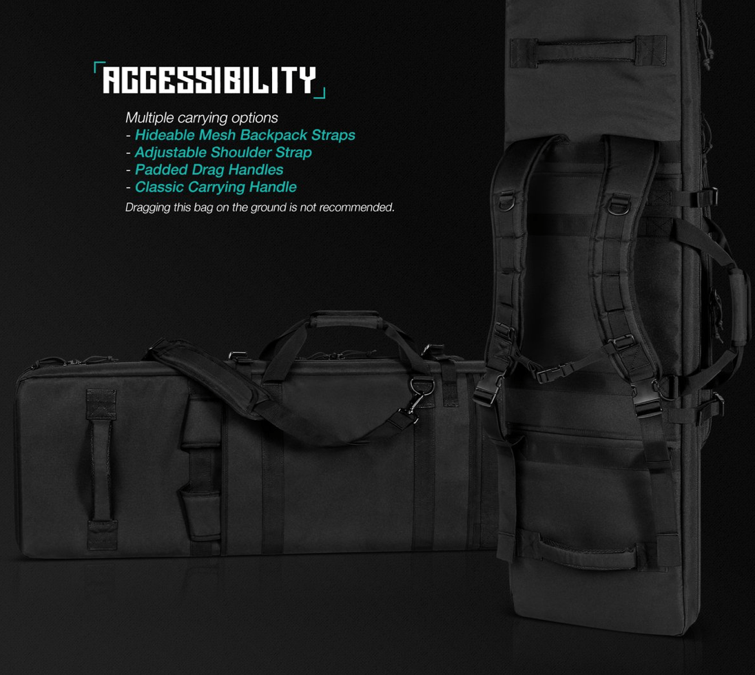 Specialist 36" - Double Rifle Case - Aimoptic
