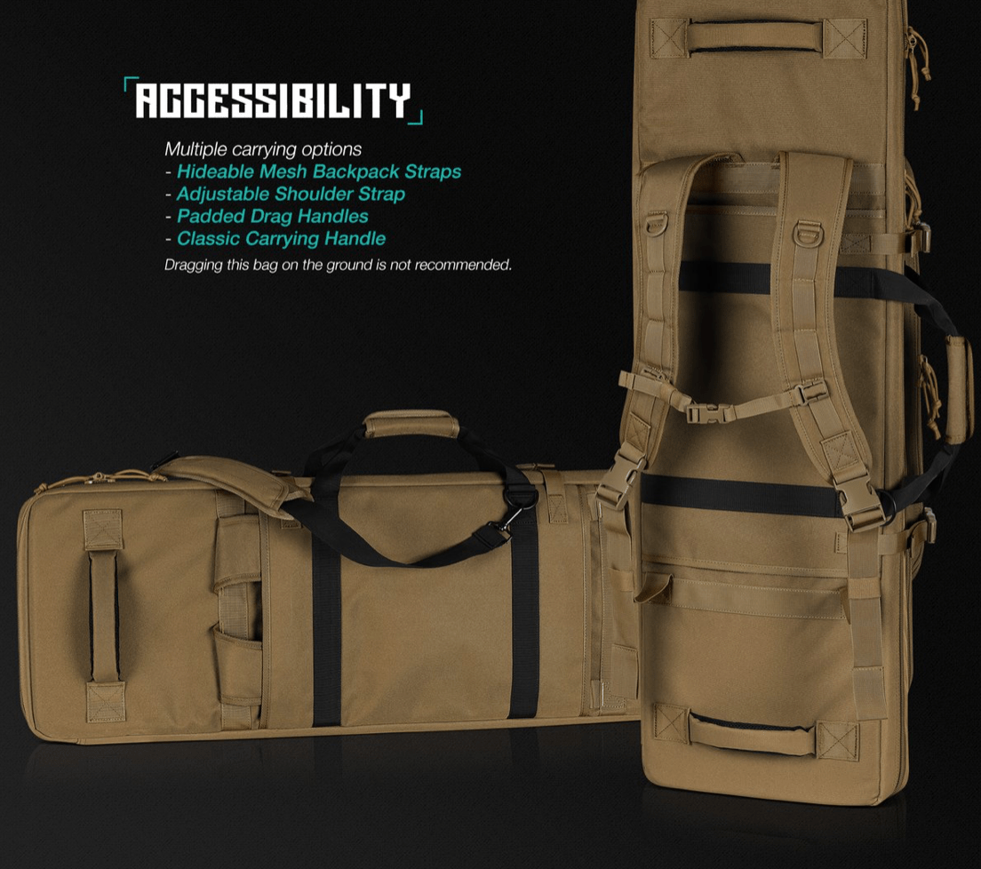 Specialist 42" - Double Rifle Case - Aimoptic