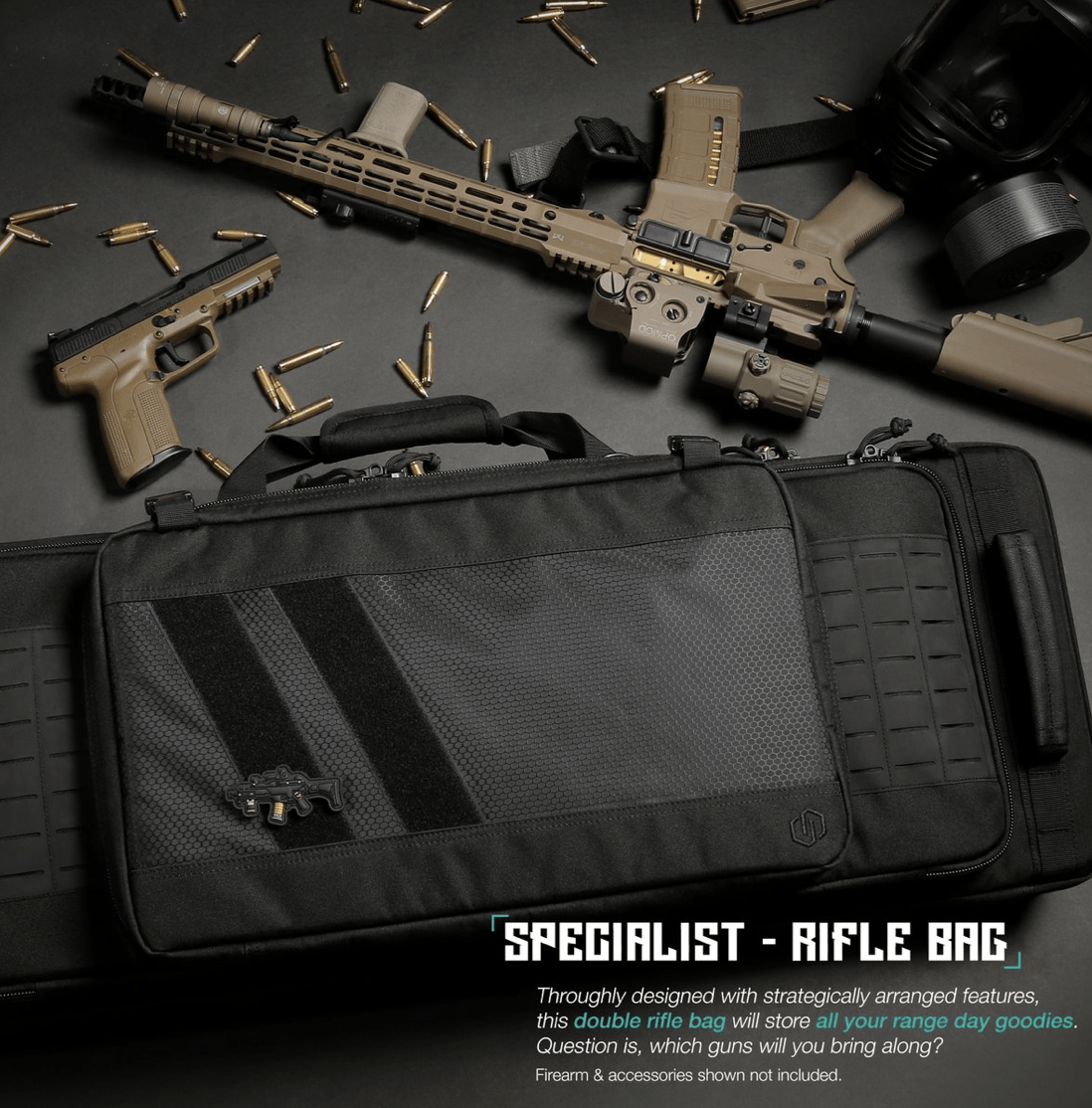 Specialist 46" - Double Rifle Case - Aimoptic