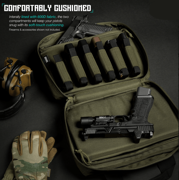 Specialist Series Double Pistol Case - Aimoptic