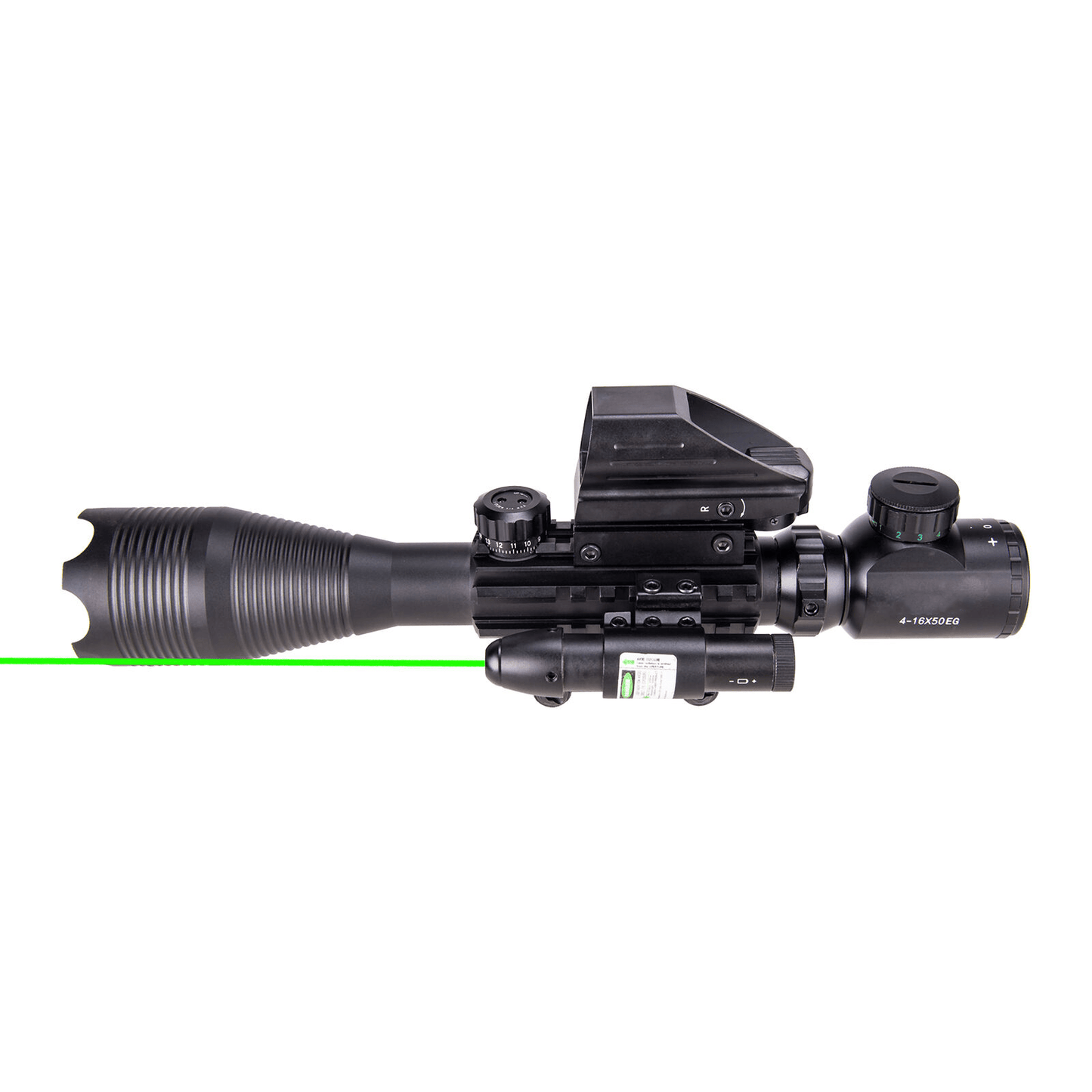 TAC - 1: 4 - 16x50 Illuminated Reticle Scope Package - Aimoptic
