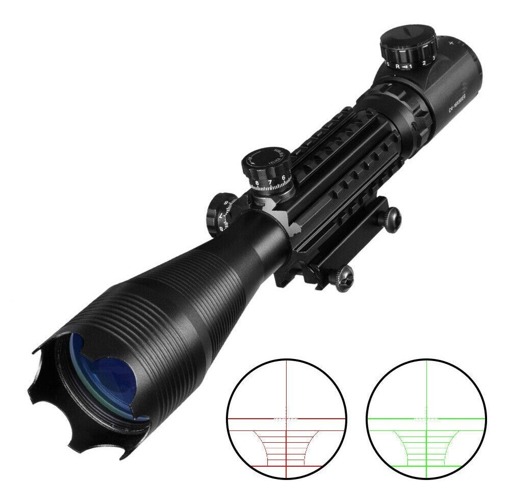 TAC - 2: 4 Piece 4 - 16x50 Illuminated Reticle Scope Package - Aimoptic