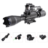 TAC - 2: 4 Piece 4 - 16x50 Illuminated Reticle Scope Package - Aimoptic
